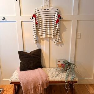 English Factory (NWT) Black and White Striped Sweater